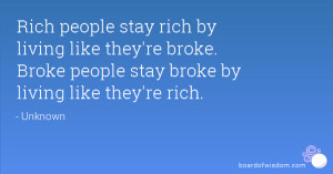 Broke People Be Like Quotes Broke people stay broke by