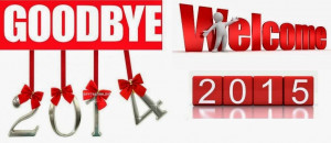 eCard! Goodbye 2014 Welcome 2015 Greetings Card HD Wallpapers Pictures