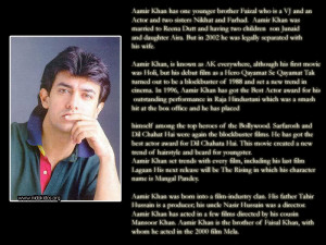 Thread: Aamir Khan biography, interesting facts, Quotes