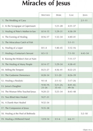 Charting the New Testament - Miracles of Jesus | BYU Studies