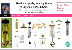 Wind Chimes With Crystals And Stones And Spiritual Metaphysical