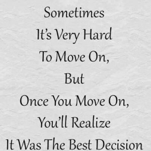 Amen! Best decision was the hardest but life has a way of rewarding ...