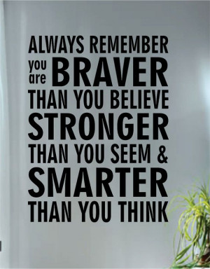 Always Remember Quote Decal Sticker Wall Vinyl Art by BoopDecals, $36 ...