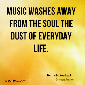 Berthold Auerbach Music Quotes