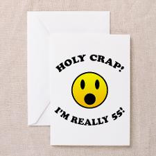 55th Birthday Gag Gifts Greeting Card for