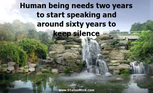 ... years to keep silence - Lion Feuchtwanger Quotes - StatusMind.com