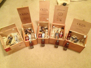 Groomsmen Gifts: whiskey & coke boxes