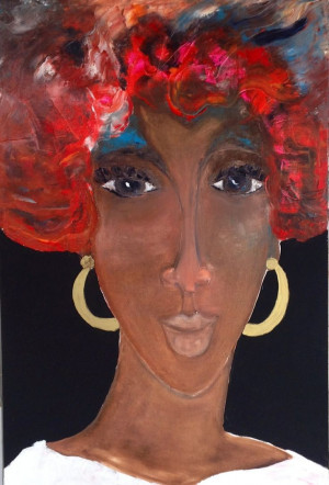 Figurative#oil on canvas#by#Britt Boutros Ghali#.www.brittbg.com