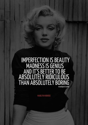 Marilyn Monroe Beauty Love Picture Quote