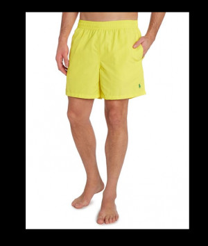 River Island fluoro yellow short swim shorts