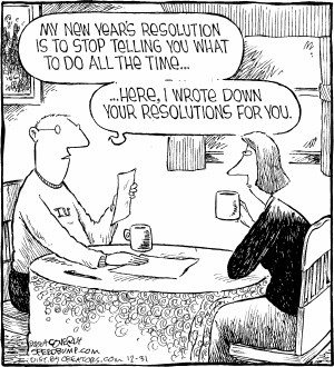 Freedom of Choice in the Resolution Very funny Humor cartoon Jokes