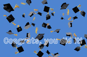Congratulations College Graduate Quotes Graduation ecard with a