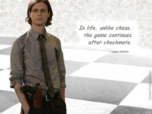 Matthew Gray Gubler Reid quotes Asimov