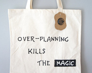 ... Kills The Magic Tote Bag - Canvas Beach Bag - Quote Tote Bag - Grocery