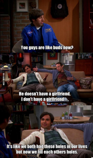 The Big Bang Theory on having another male roommate | Big Bang Theory