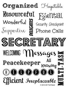 ... Administrative Assistant. *Secretary Subway Art #secretary #adminasst