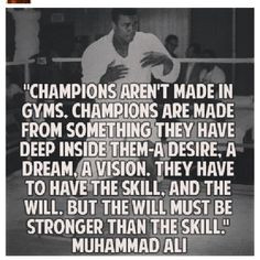 Training, Circuit Training, Dream, Body Balance, Muhammad Ali Quotes ...