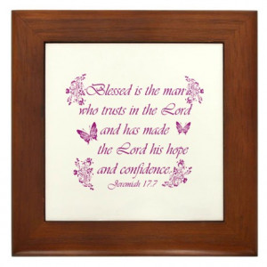 ... Gifts > Bible Living Room > Inspirational Christian quotes Framed Tile