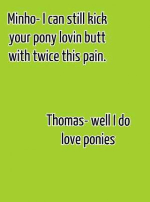 The maze runner. This is one of the funniest things in the whole ...