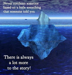 There's two sides to every story.