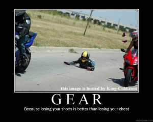 De)Motivational Motorcycle Poster