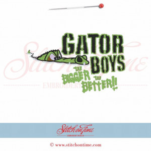 6090 Sayings : Gator Boys 5x7