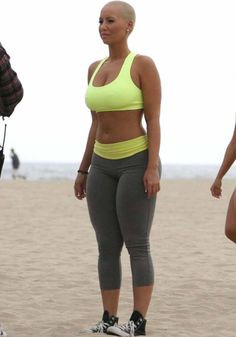 Fit and Fabulous: Amber Rose shows that a shapely silhouette can be ...