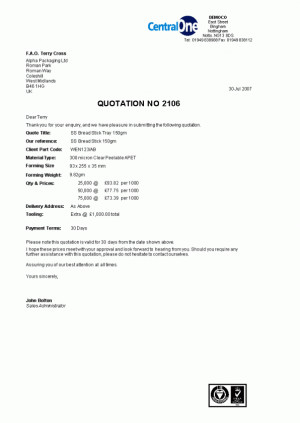 The Quotation Letter (12 of 12)