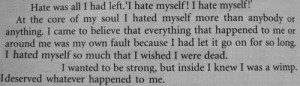 suicide cutting i hate myself