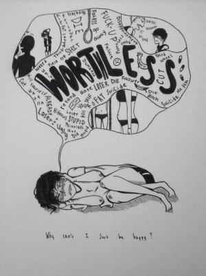 anxiety drawing tumblr