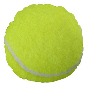 Get Sporty_Tennis_Fuzzy Ball Design_Sleep Anywhere Round Pillow