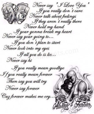 Never say “I love you” if you really don’t care