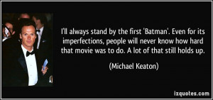 More Michael Keaton Quotes