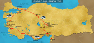 Biblical Turkey Map