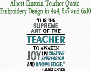 ... Art of the Teacher to Awaken Joy in Creative Expression and Knowledge