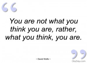 you are not what you think you are david wolfe