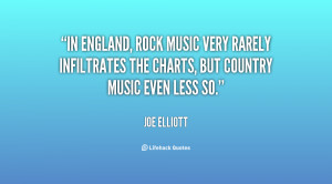 In England, rock music very rarely infiltrates the charts, but country ...