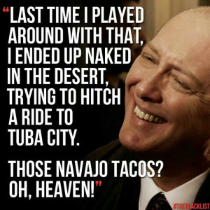 Love the Blacklist! Best new show on TV.