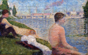 georges seurat the channel at gravelines
