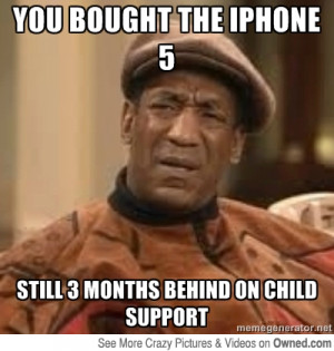 hilarious image, bill cosby, iphone, meme