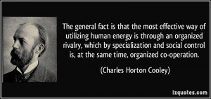 The general fact is that the most effective way of utilizing human ...