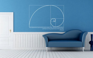 Science art mathematics Fibonacci Spiral & by cutnpasteshop, $45.00Art ...