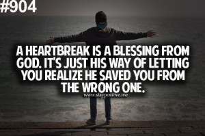 heartbreak is a blessing, believing this more and more everyday :)