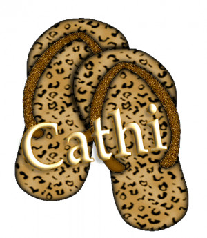 Ravishing animal print flip flops for cathi