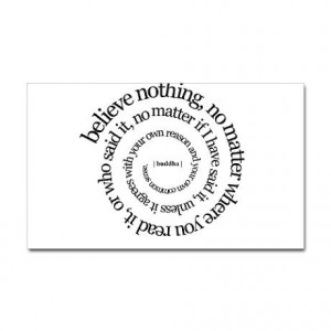 buddha quote Rectangle Decal on