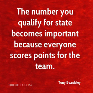 The number you qualify for state becomes important because everyone ...