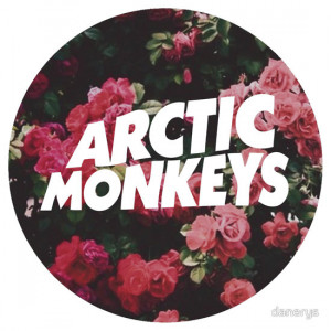 Arctic Monkeys floral logo