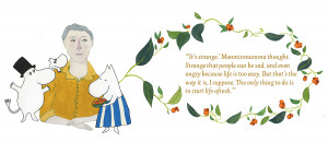 ... Tove Jansson I created for the book (plus some of her wonderful quotes