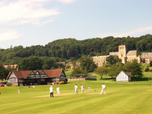 Gentlemen v Free Foresters team picture and Ampleforth College