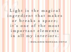 interior #design #quote #light www.nysid.edu More